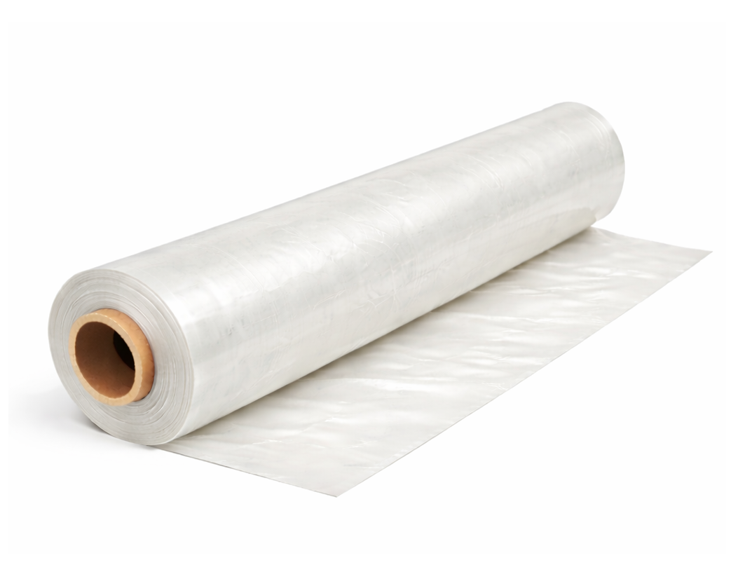 Плівка поліетиленова ЕКОВІЖЕН рукав 1500мм, 100м.п., 100мкм. (рукав, прозорий)